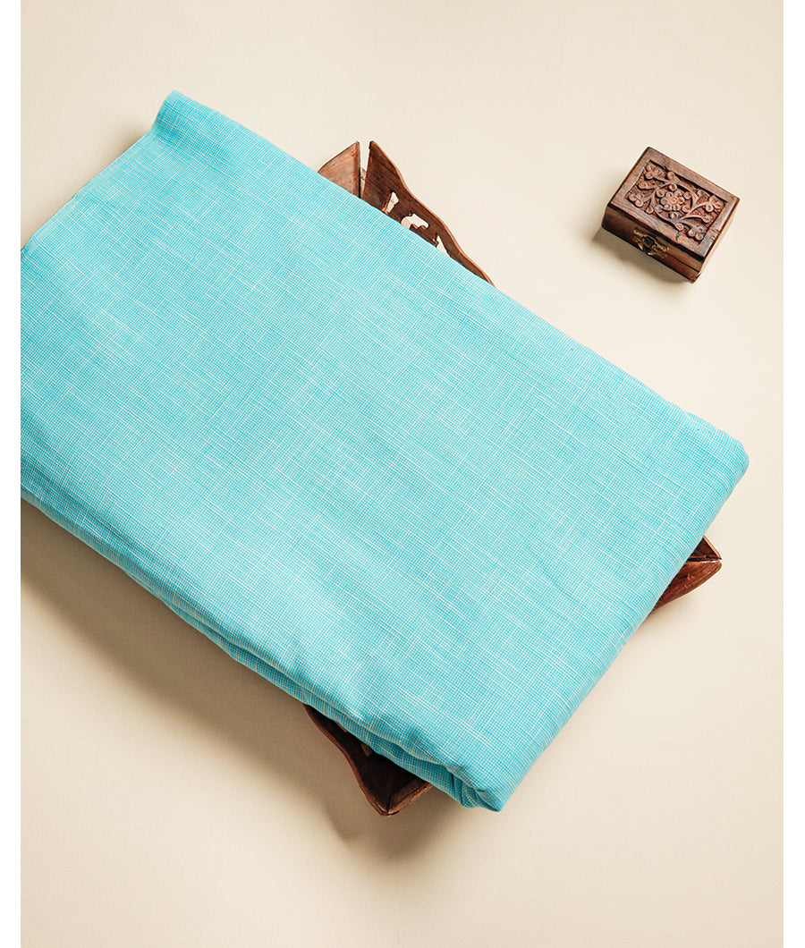 PURE COTTON WOVEN CHECKS FABRIC