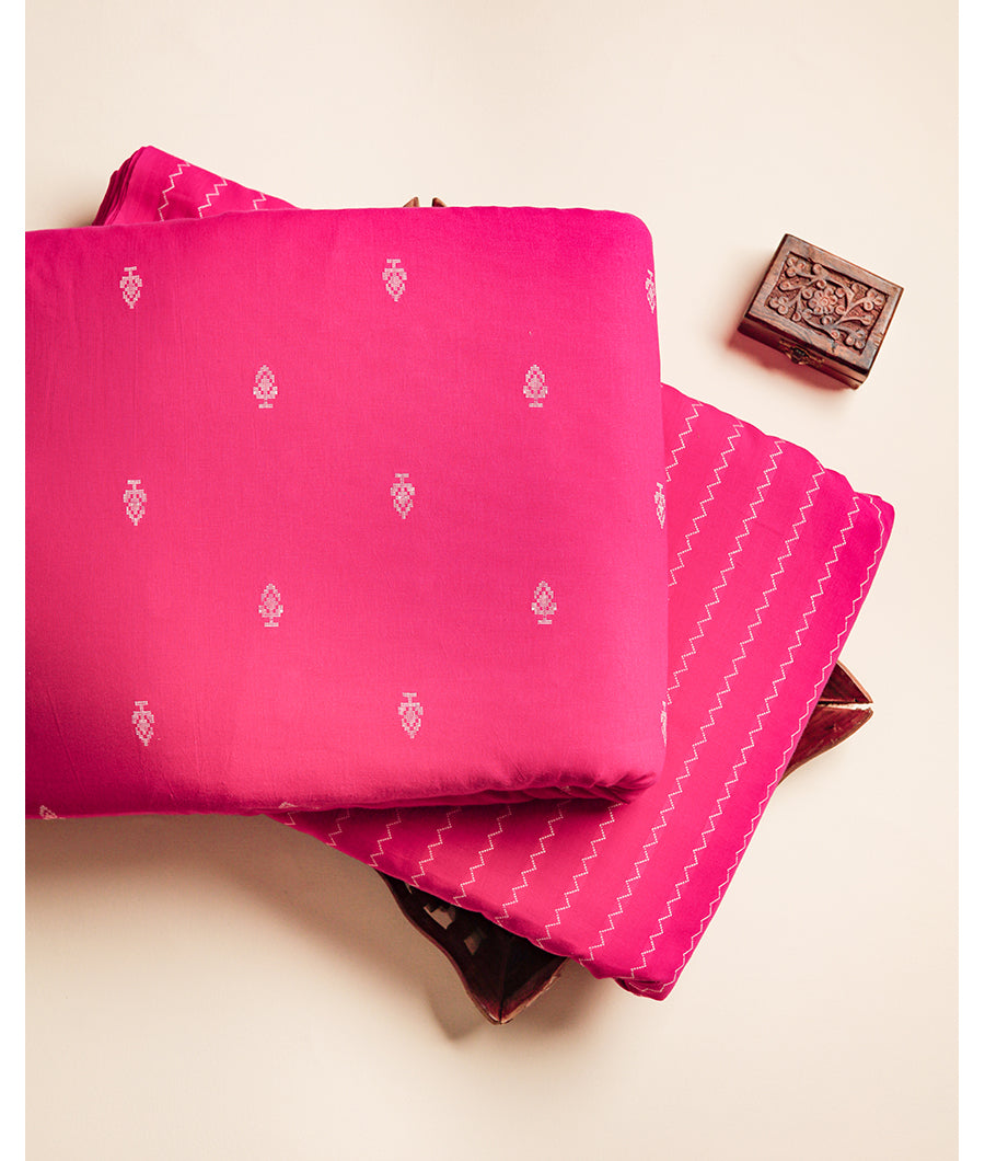 COTTON JACQUARD HANDLOOM FABRIC