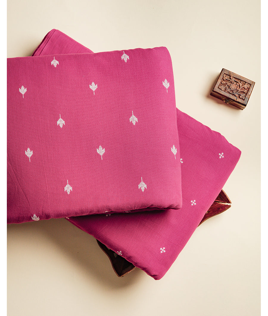 COTTON JACQUARD HANDLOOM FABRIC