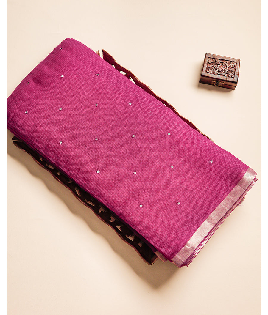 PURE KOTA MIRROR WORK FABRIC