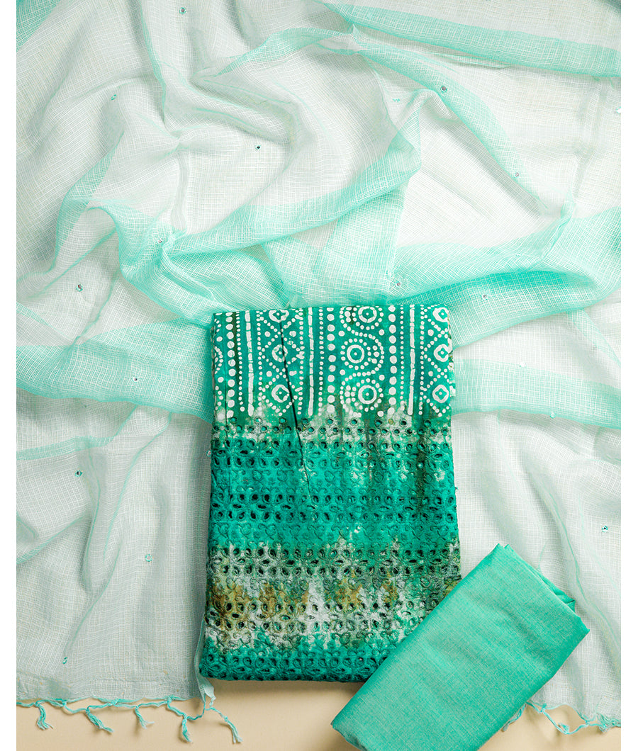 PURE COTTON SUIT SET WITH KOTA DUPATTA