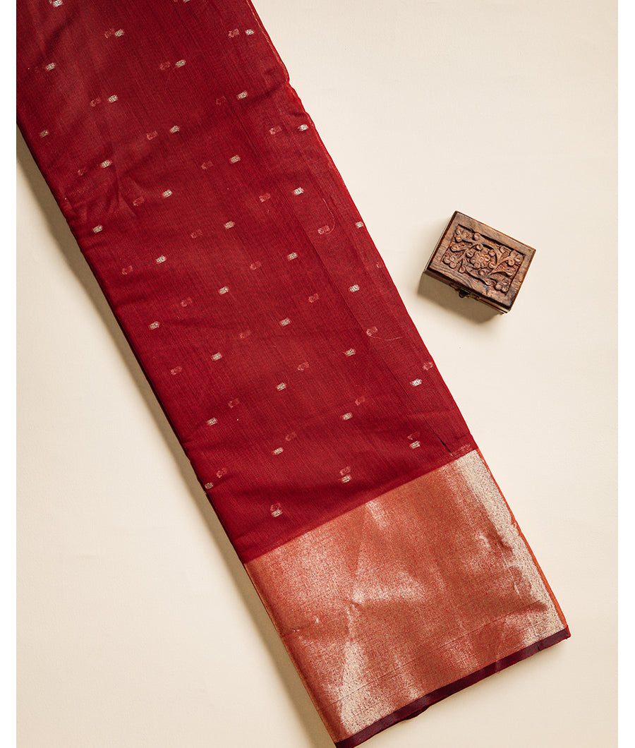 CHANDERI TISSUE BORDER FABRIC