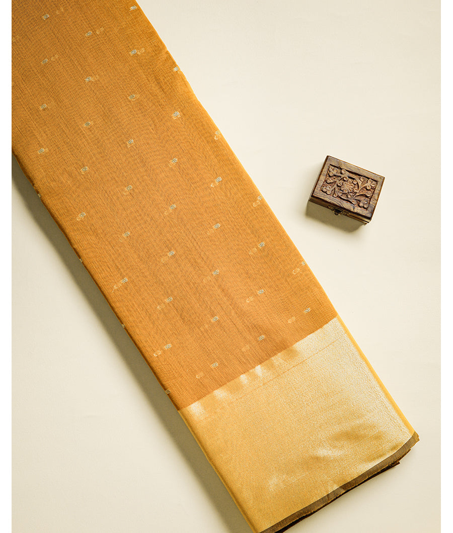 CHANDERI TISSUE BORDER FABRIC