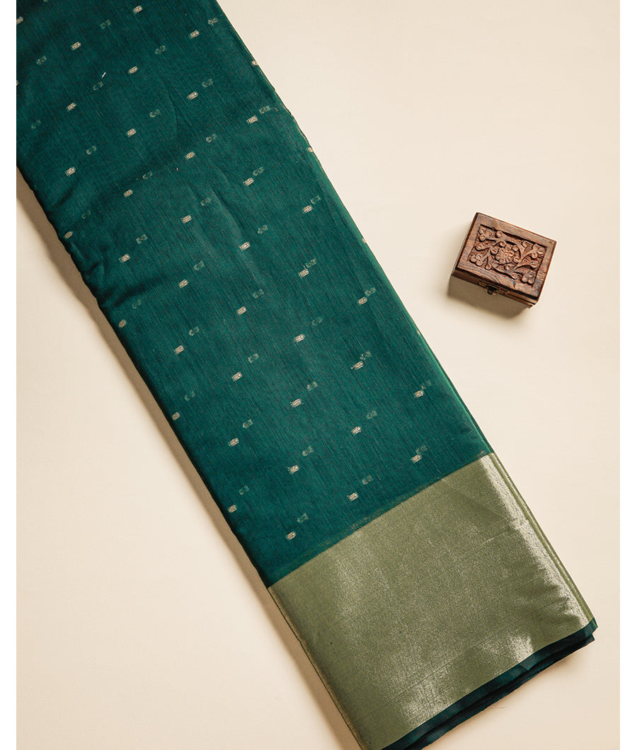CHANDERI TISSUE BORDER FABRIC