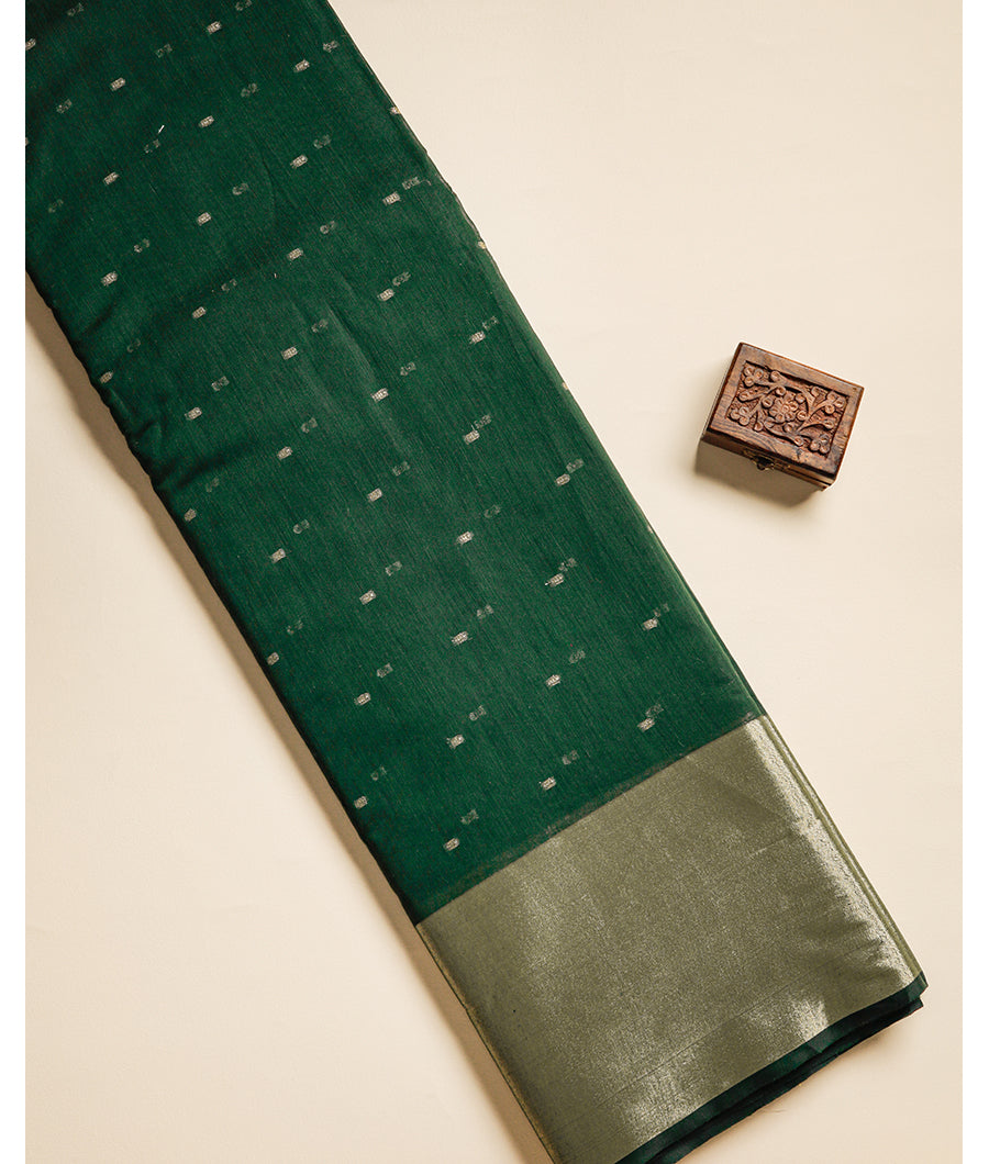 CHANDERI TISSUE BORDER FABRIC