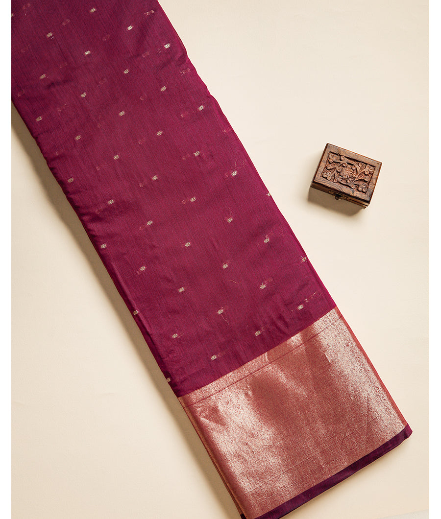 CHANDERI TISSUE BORDER FABRIC