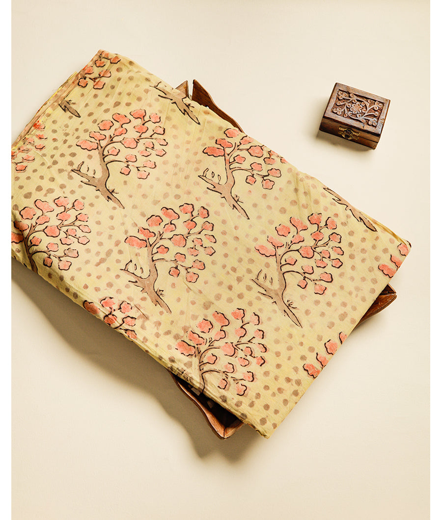 POMEGRANATE AJRAKH FABRIC