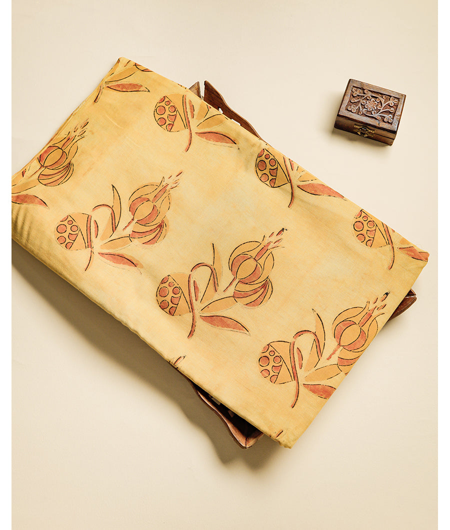 POMEGRANATE AJRAKH FABRIC