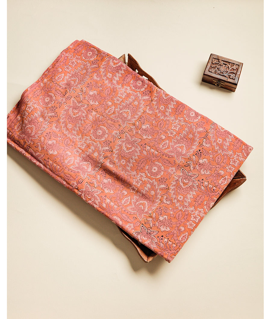 POMEGRANATE AJRAKH FABRIC