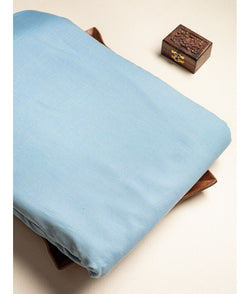 Sky blue banana fiber soft cotton