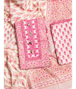 Cotton embroidery suit set