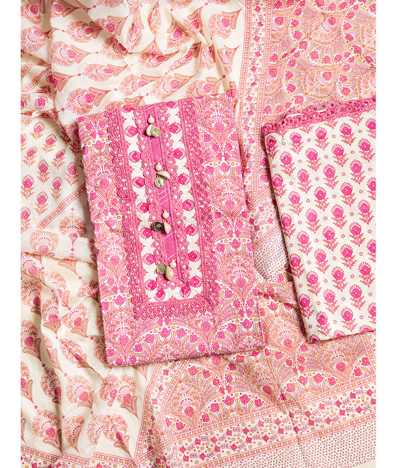 Cotton embroidery suit set