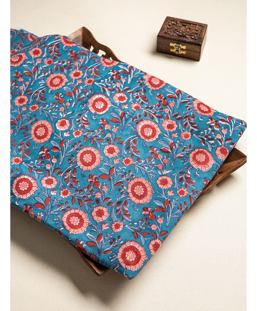 Cotton  handblock fabric