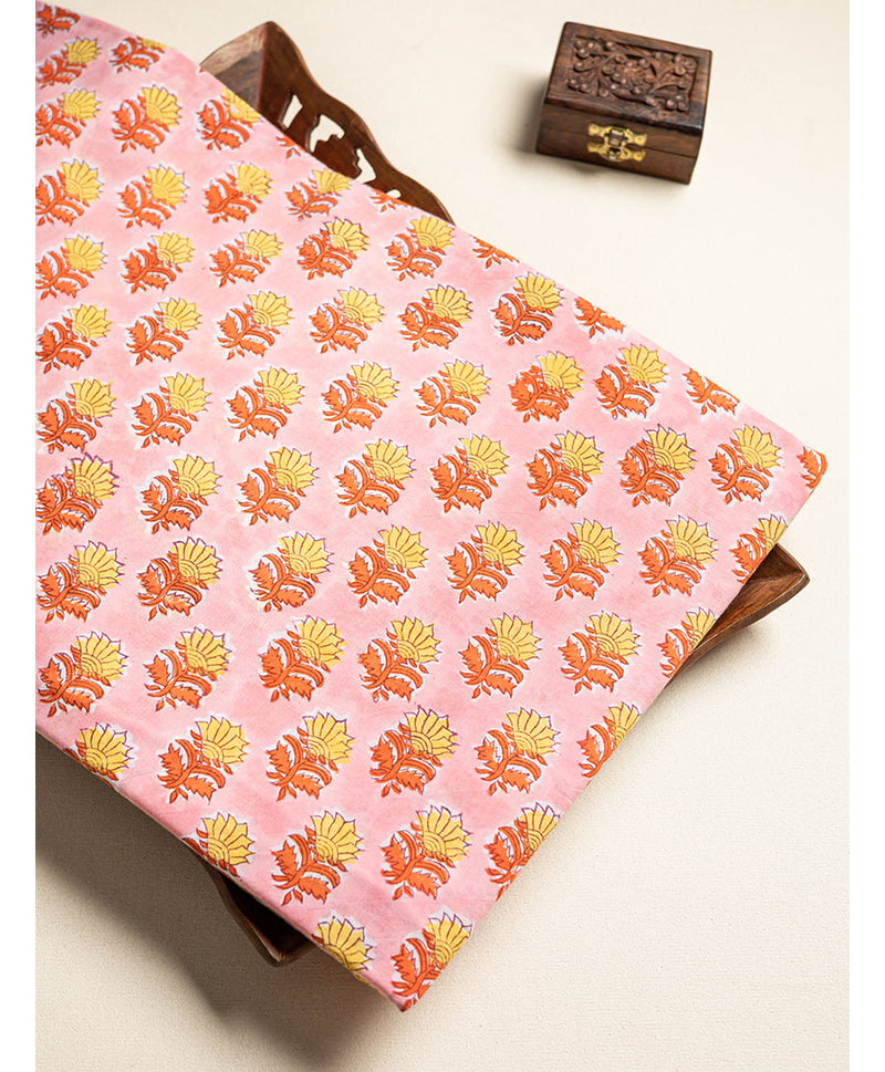 Cotton  handblock fabric