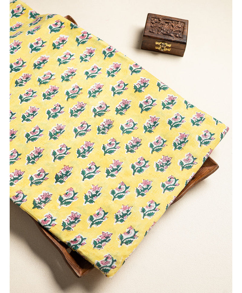 Cotton  handblock fabric