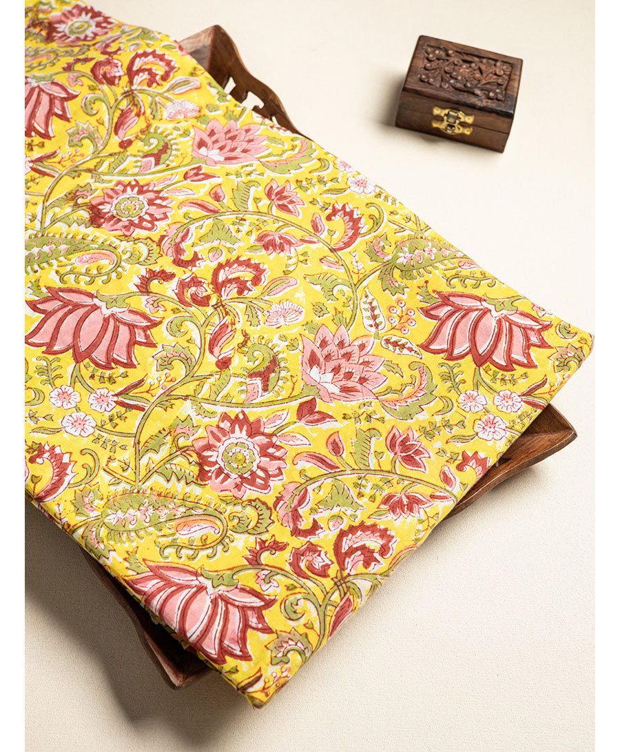 Cotton  handblock fabric