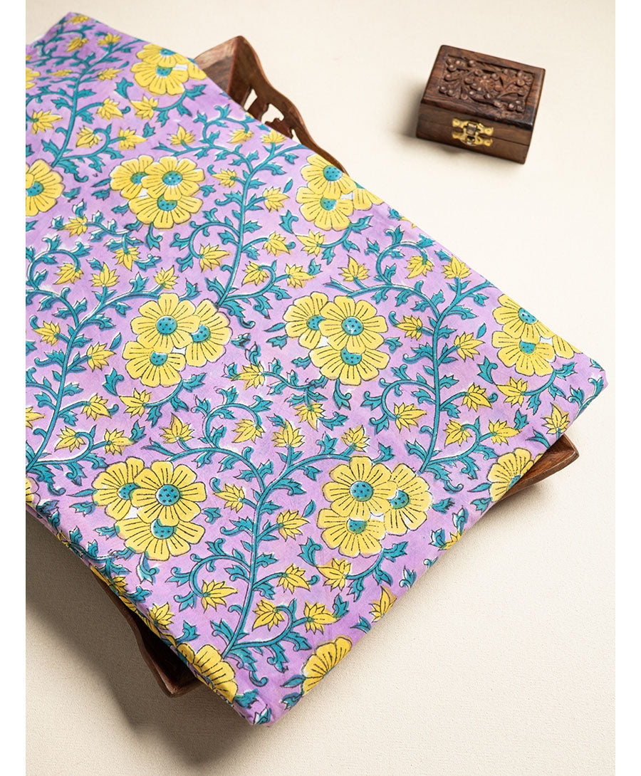 Cotton  handblock fabric