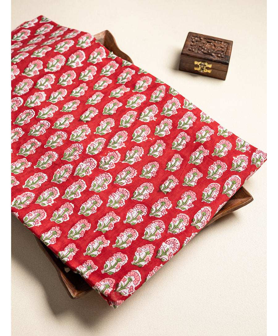 Cotton  handblock fabric