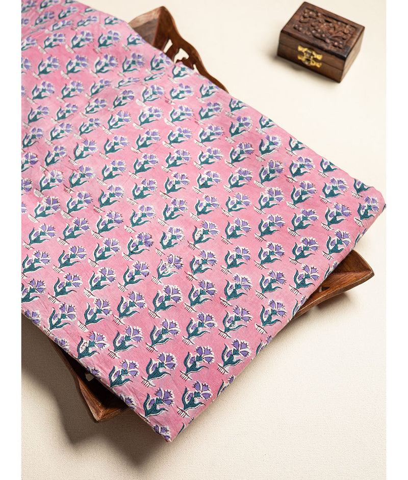 Cotton  handblock fabric