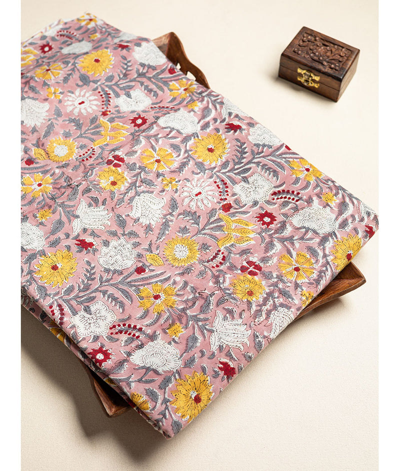 Cotton  handblock fabric