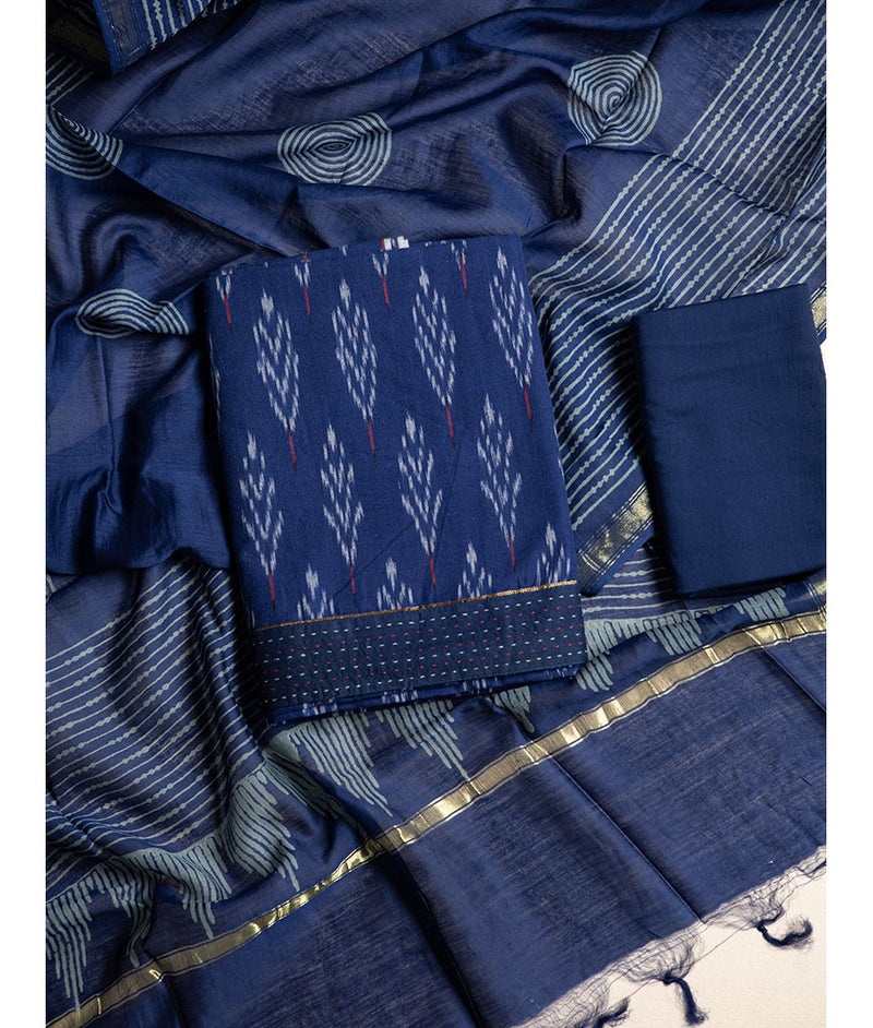 pure cotton ikat suits set