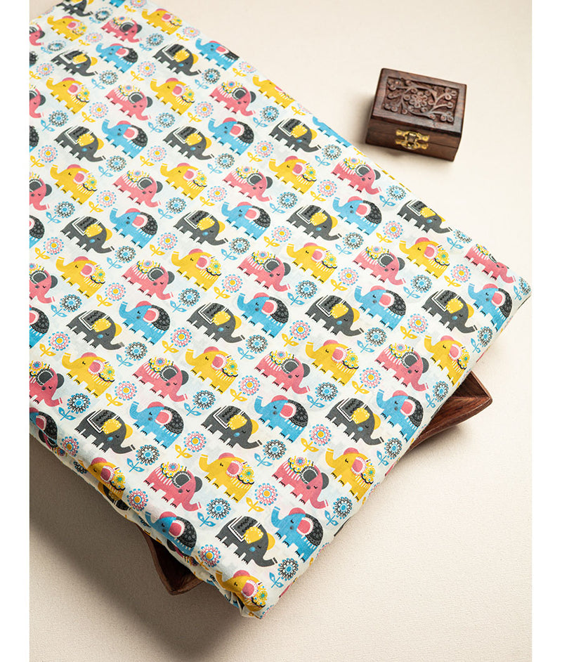 Pure cotton printed fabric