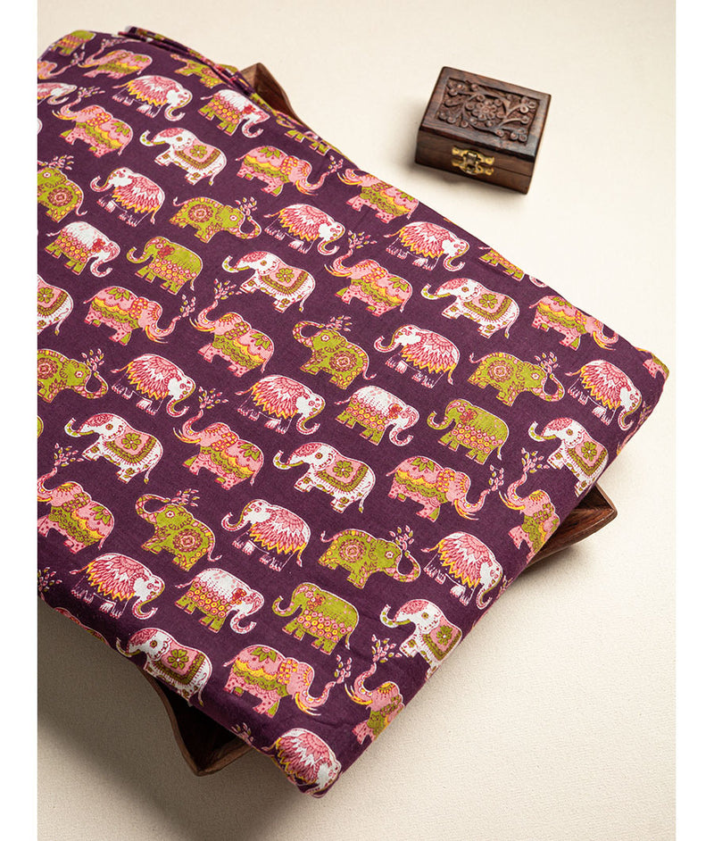 Pure cotton printed fabric