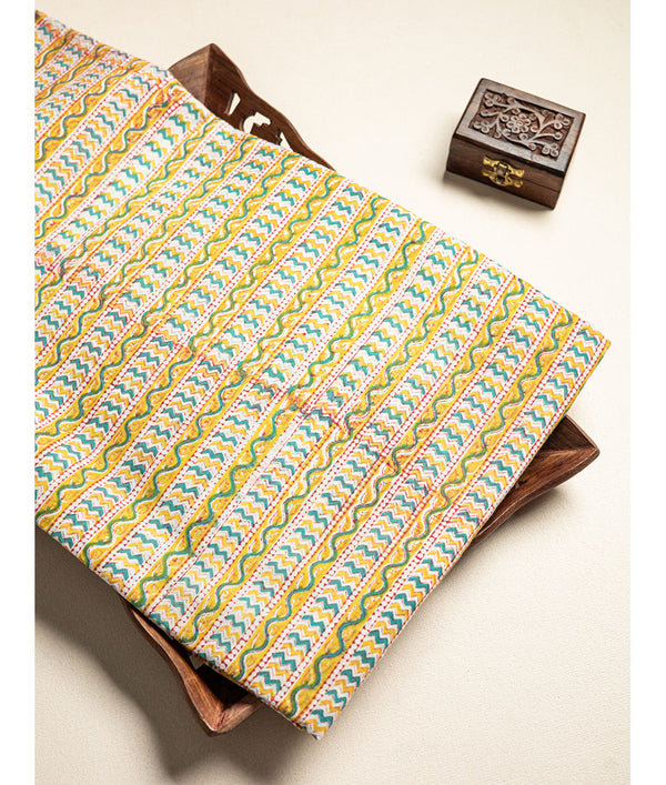 cotton Handblock printed fabric