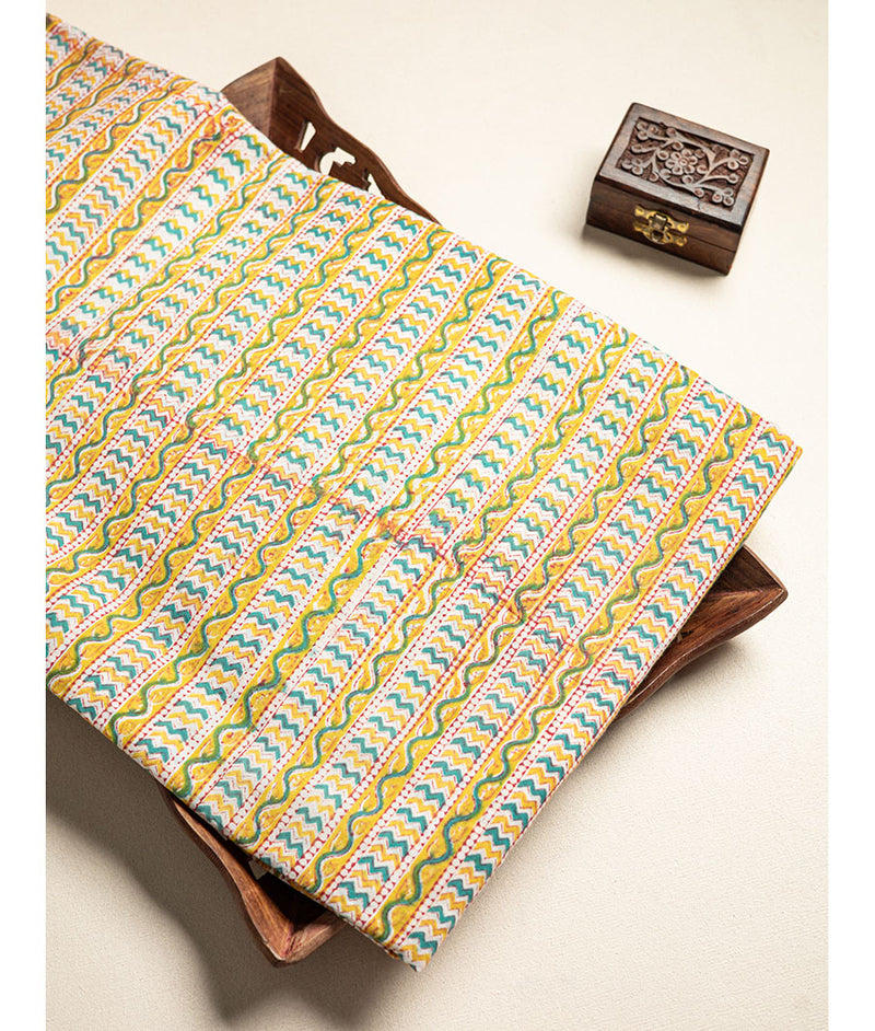 cotton Handblock printed fabric