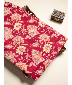 cotton Handblock printed fabric