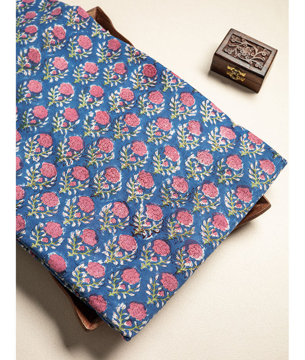 cotton Handblock printed fabric