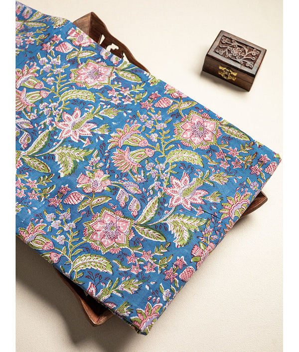 cotton Handblock printed fabric