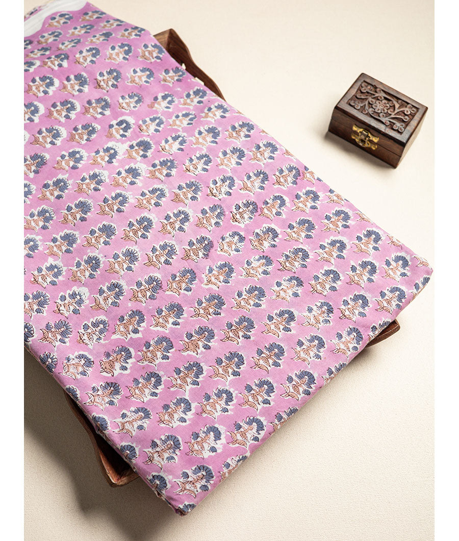 cotton Handblock printed fabric