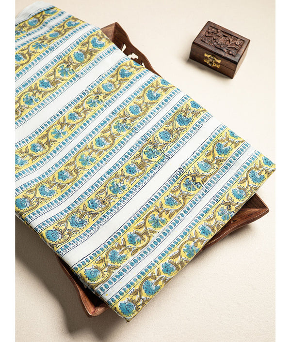 cotton Handblock printed fabric