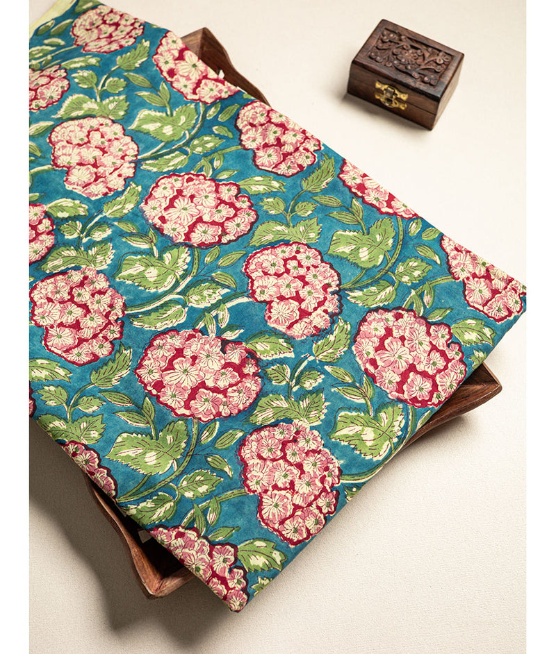 cotton Handblock printed fabric