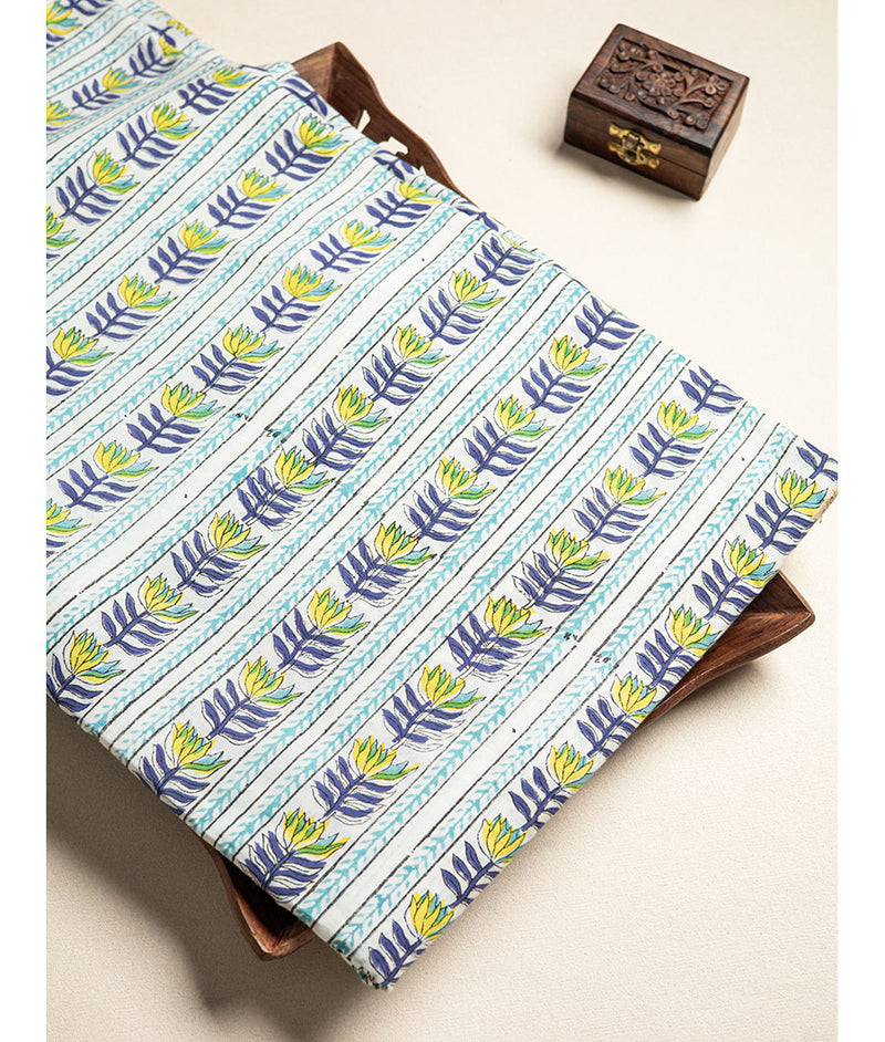 cotton Handblock printed fabric