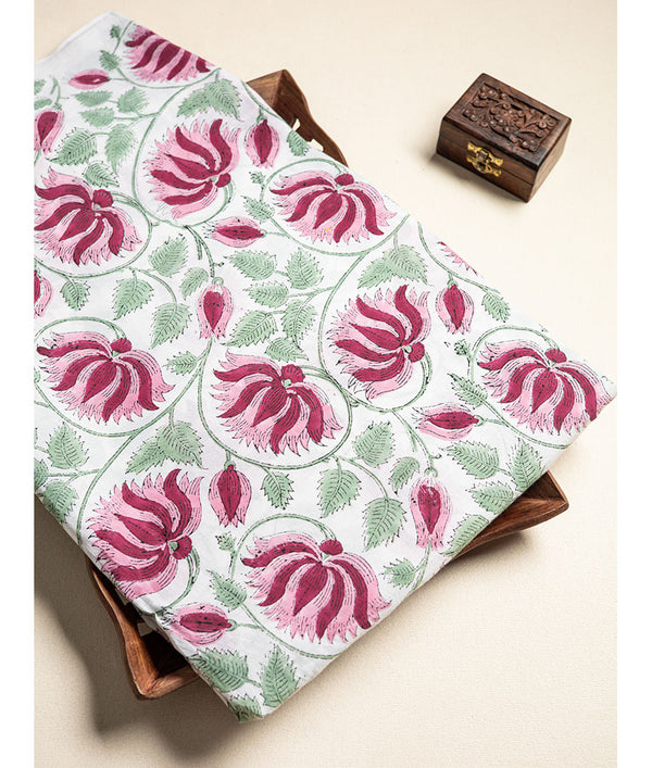 cotton Handblock printed fabric