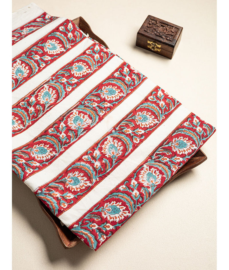 cotton Handblock printed fabric