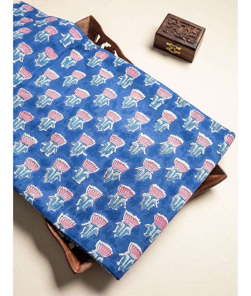 cotton Handblock printed fabric
