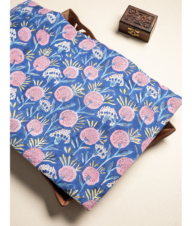 cotton Handblock printed fabric