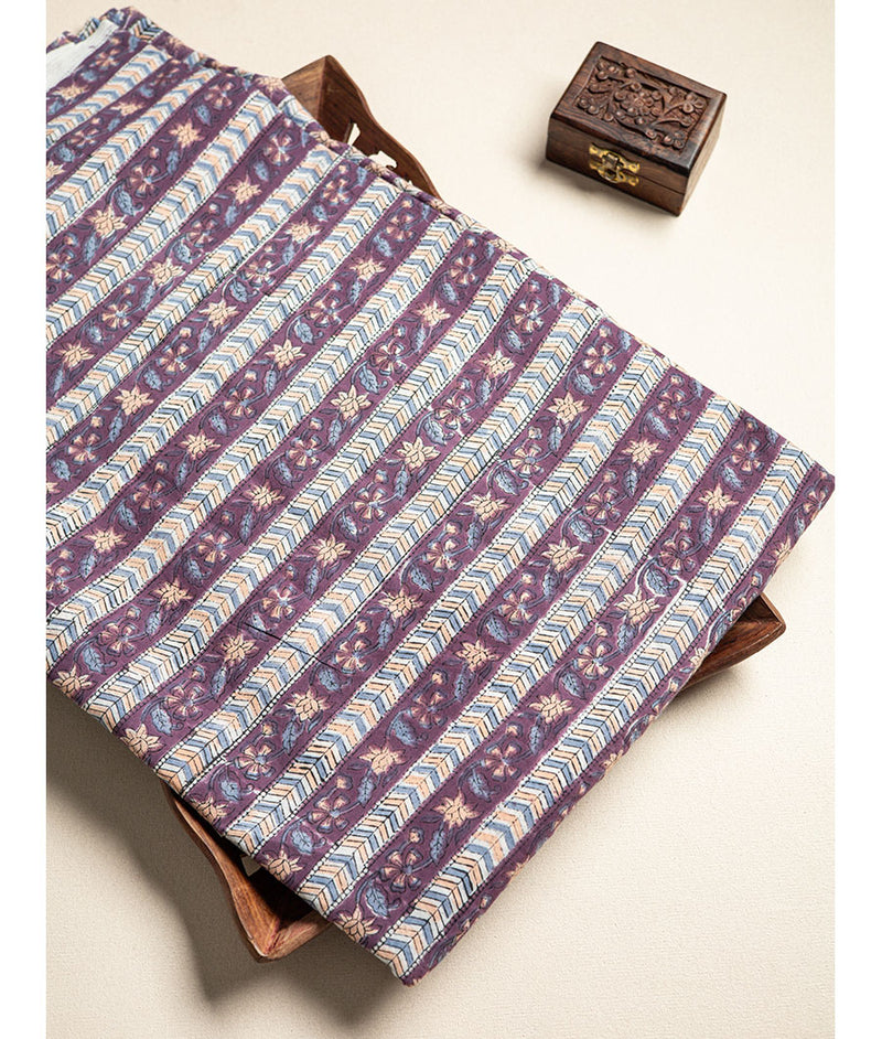 cotton Handblock printed fabric