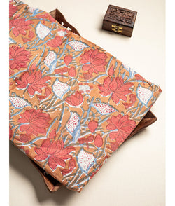 cotton Handblock printed fabric