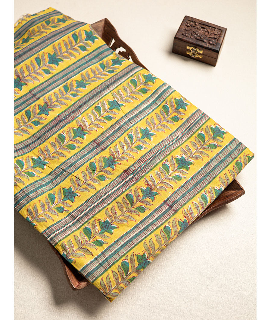 cotton Handblock printed fabric