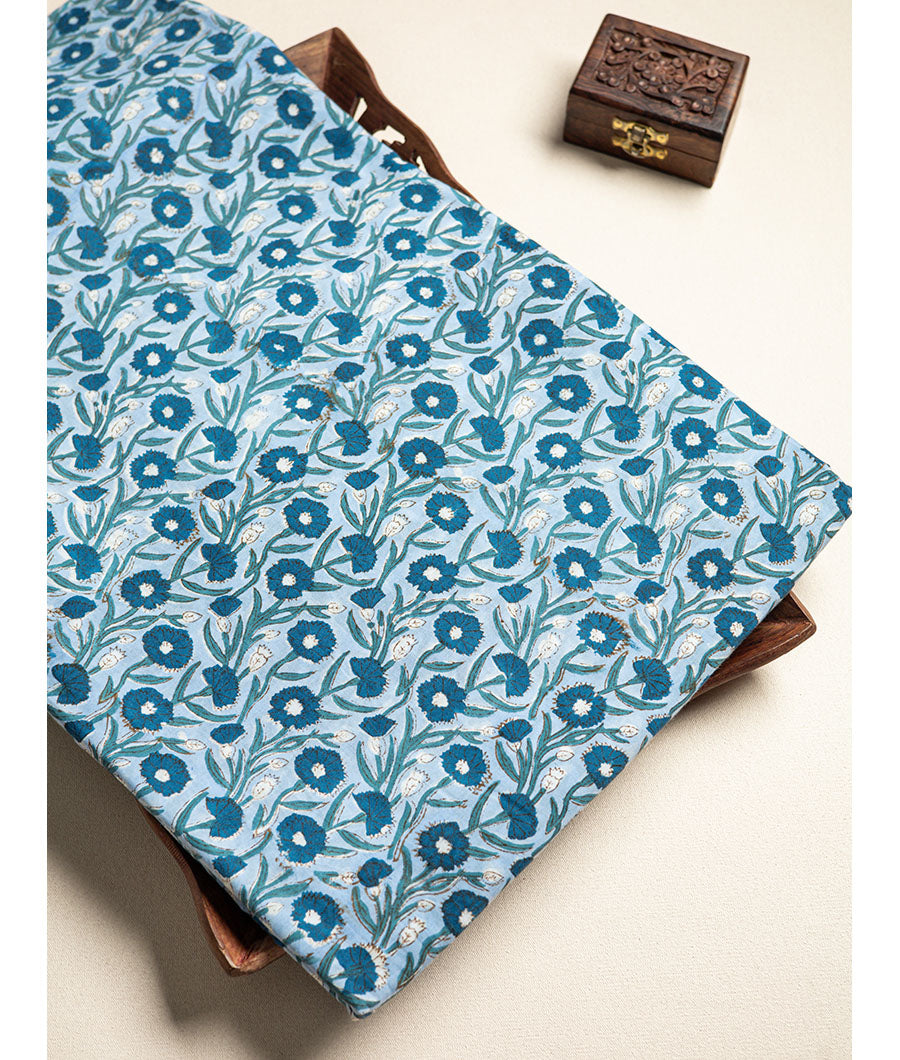 cotton Handblock printed fabric