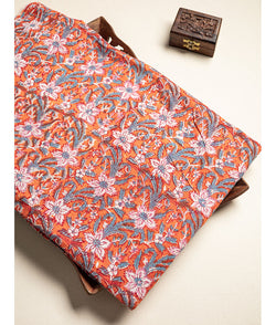 cotton Handblock printed fabric