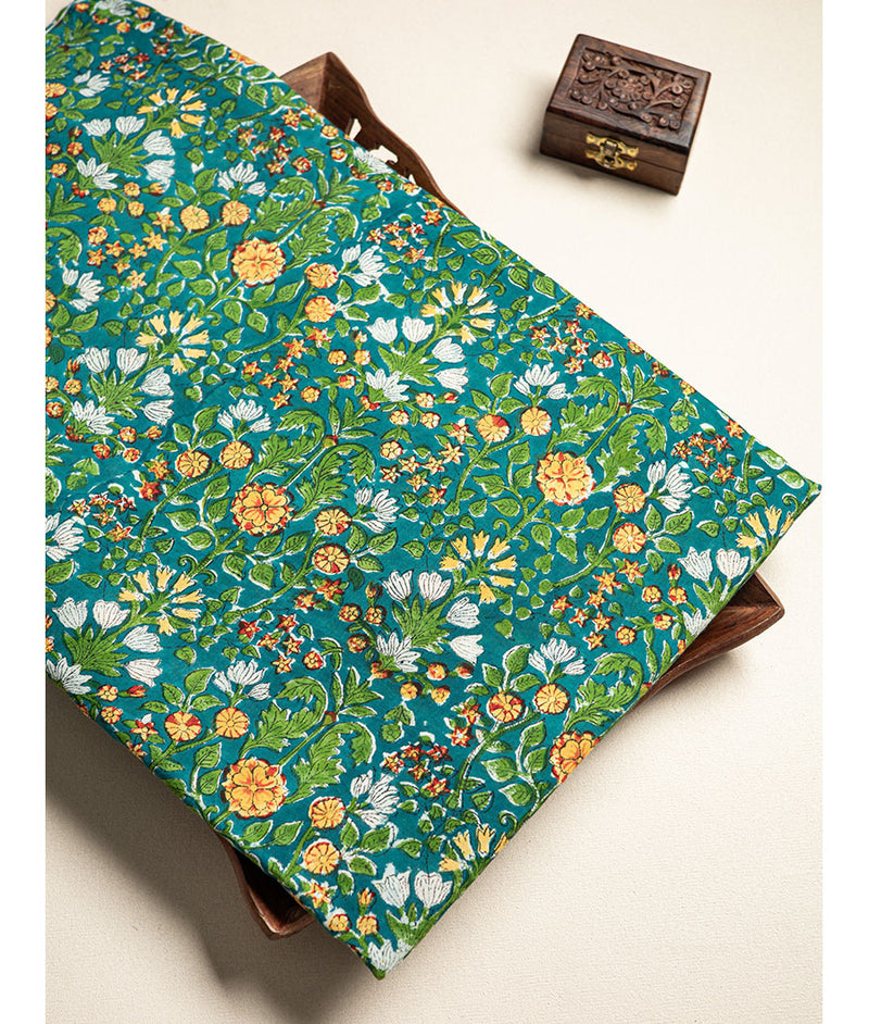cotton Handblock printed fabric