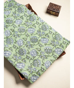 cotton Handblock printed fabric