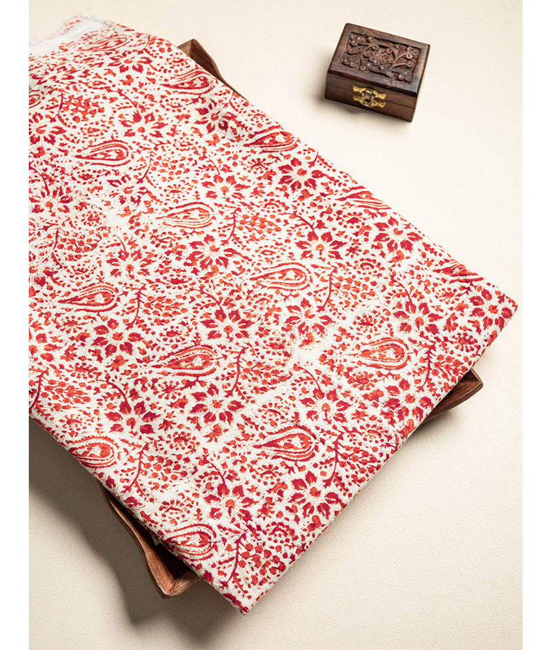 cotton Handblock printed fabric