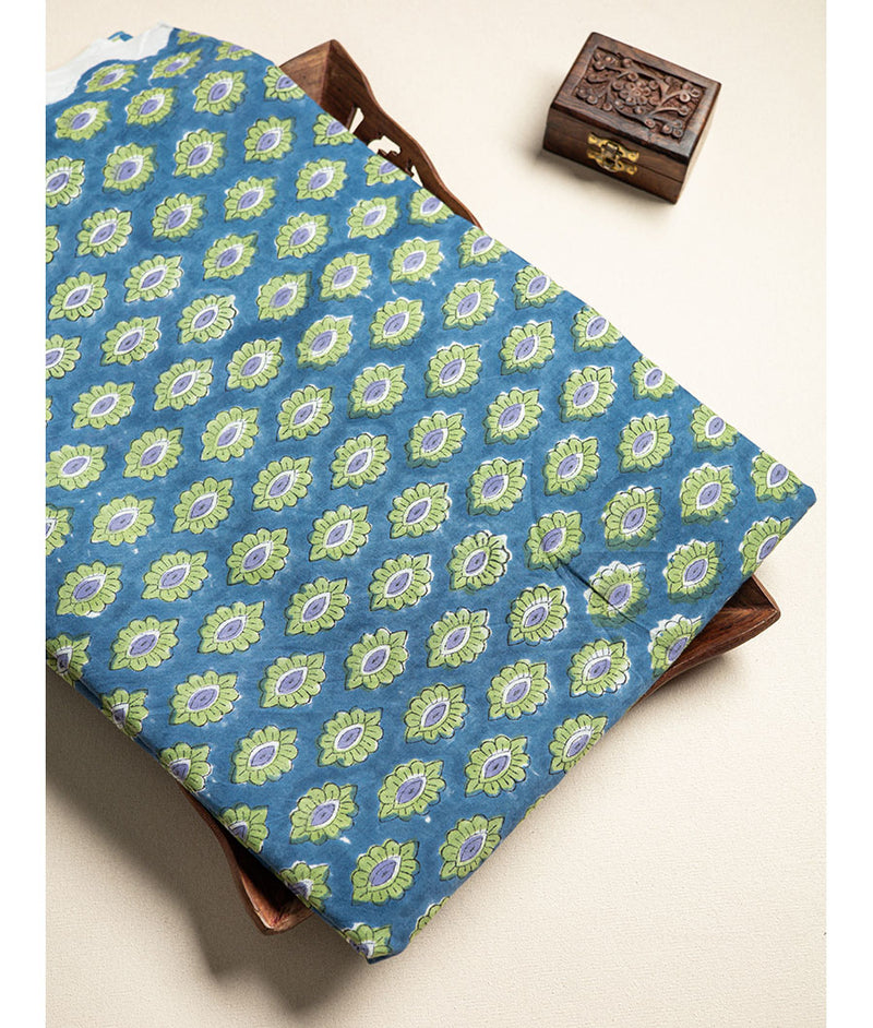cotton Handblock printed fabric