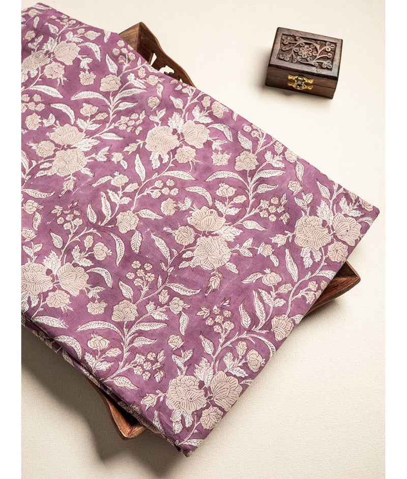 cotton Handblock printed fabric